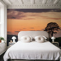 Sunset Sentinel Mural Wallpaper - room preview 04