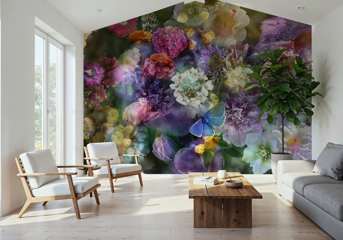 Floralis Mural Wallpaper - room preview 04