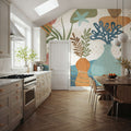 Coastal Flowers Mural Wallpaper - room preview 04