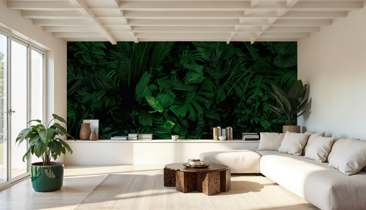 Banana Leaves Mural Wallpaper - room preview 04