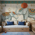 Elephant Walk I Mural Wallpaper - room preview 04