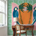 Tropical Birds III Mural Wallpaper - room preview 04