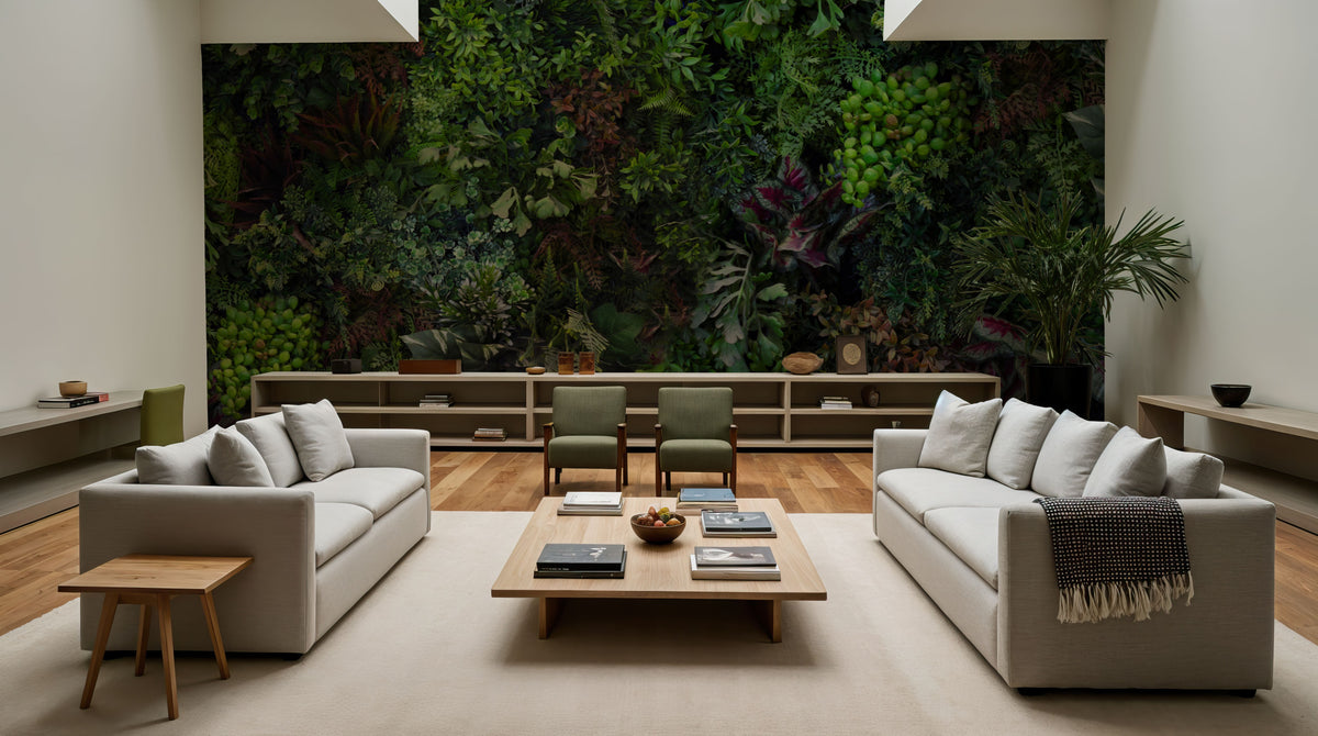 Botanical Eco Herbs Mural Wallpaper - room preview 04