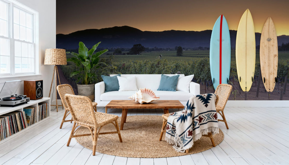 Napa Sunrise Mural Wallpaper - room preview 04
