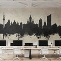 Leipzig Germany Skyline Concrete Mural Wallpaper - room preview 04