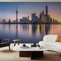 Pudong Sunrise Mural Wallpaper - room preview 04
