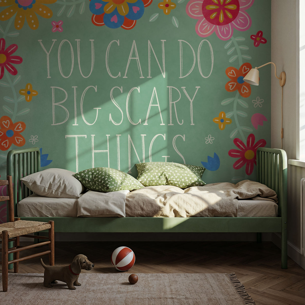 Bloom Bright I Mural Wallpaper - room preview 04