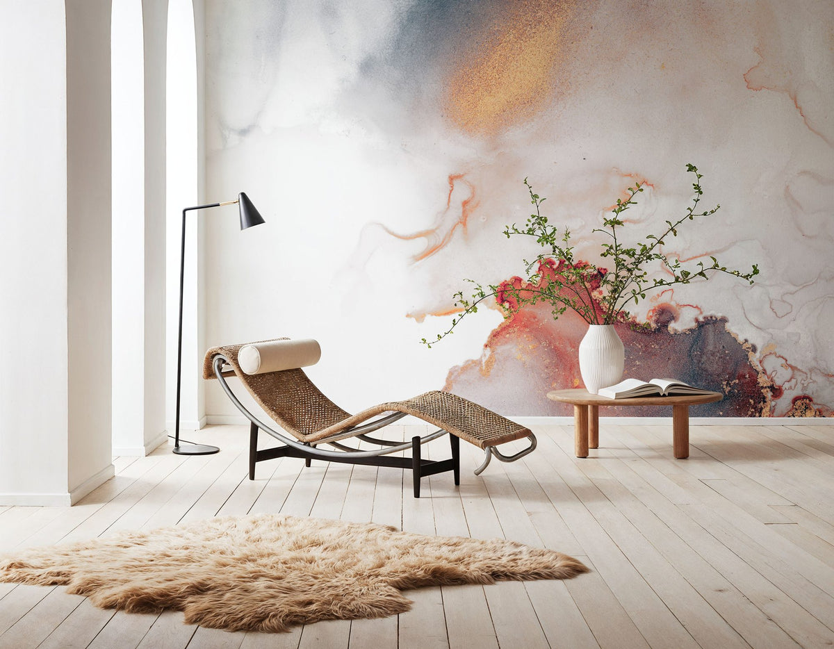 Underwater Mountain Mural Wallpaper - room preview 04