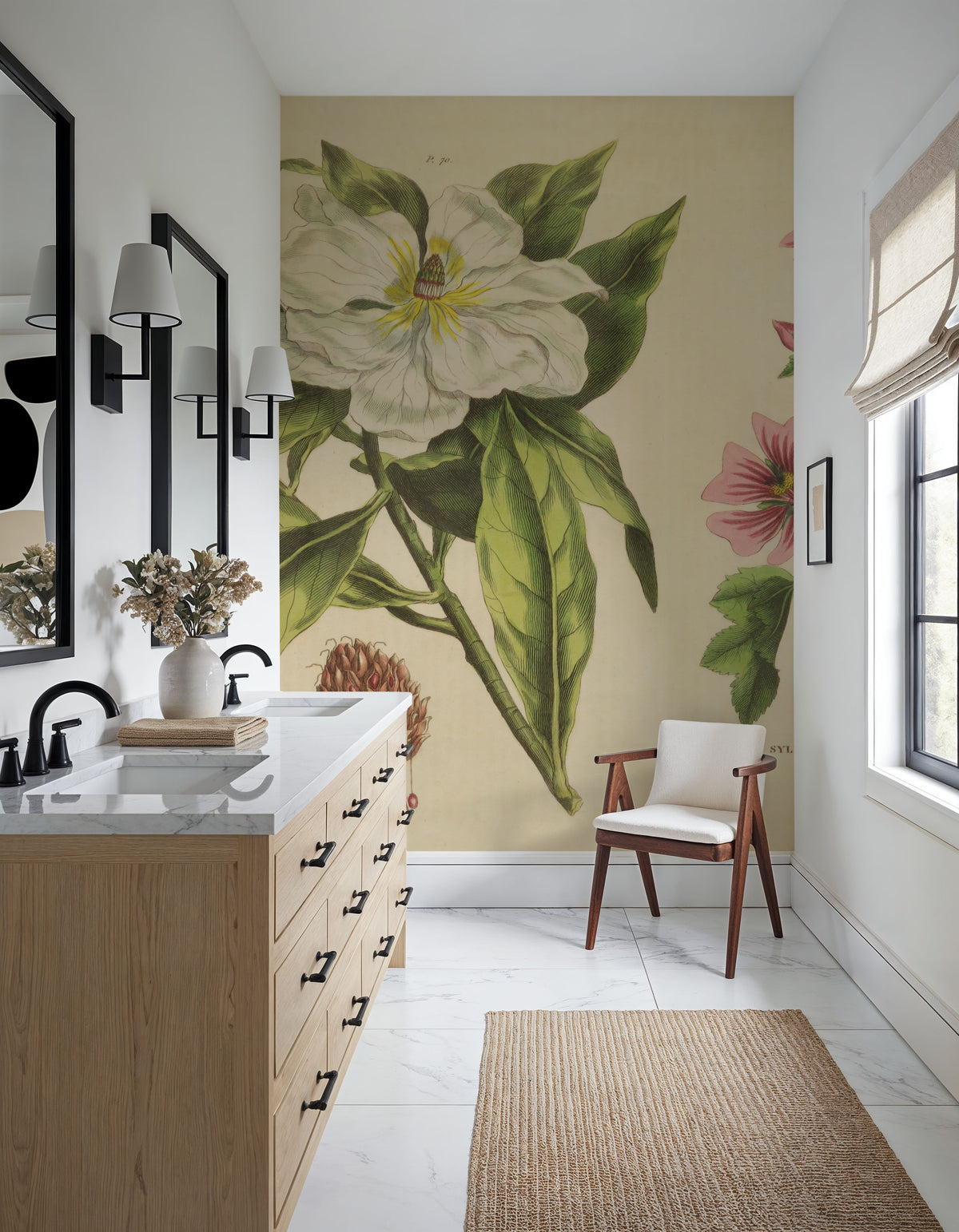 Herbal Botanical II Mural Wallpaper - room preview 04