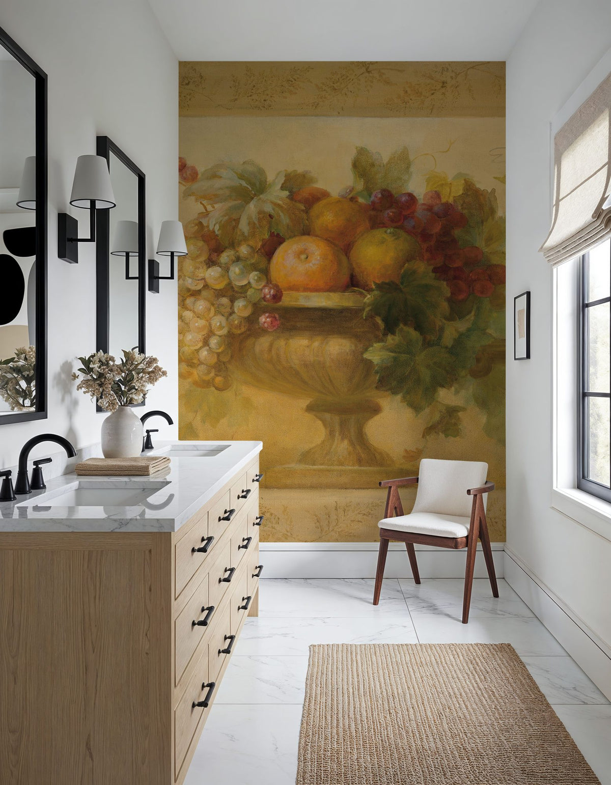 Autumn Urn Mural Wallpaper - room preview 04