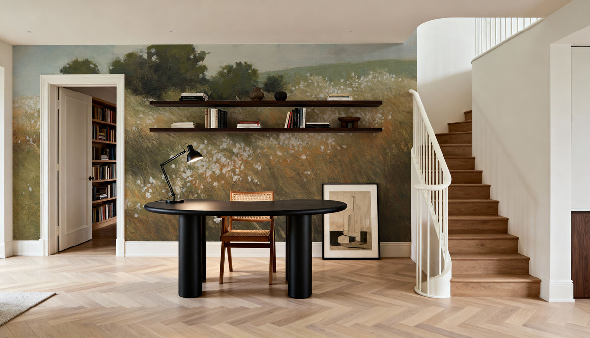 Calm Meadow Mural Wallpaper - room preview 04