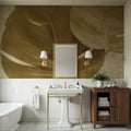 Ornate Monstera Leaf II Mural Wallpaper - room preview 04