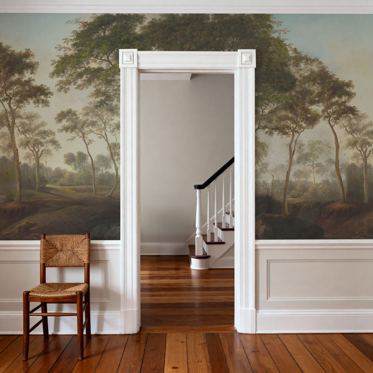 Woodland Brook, Morning Green Mural Wallpaper - room preview 04