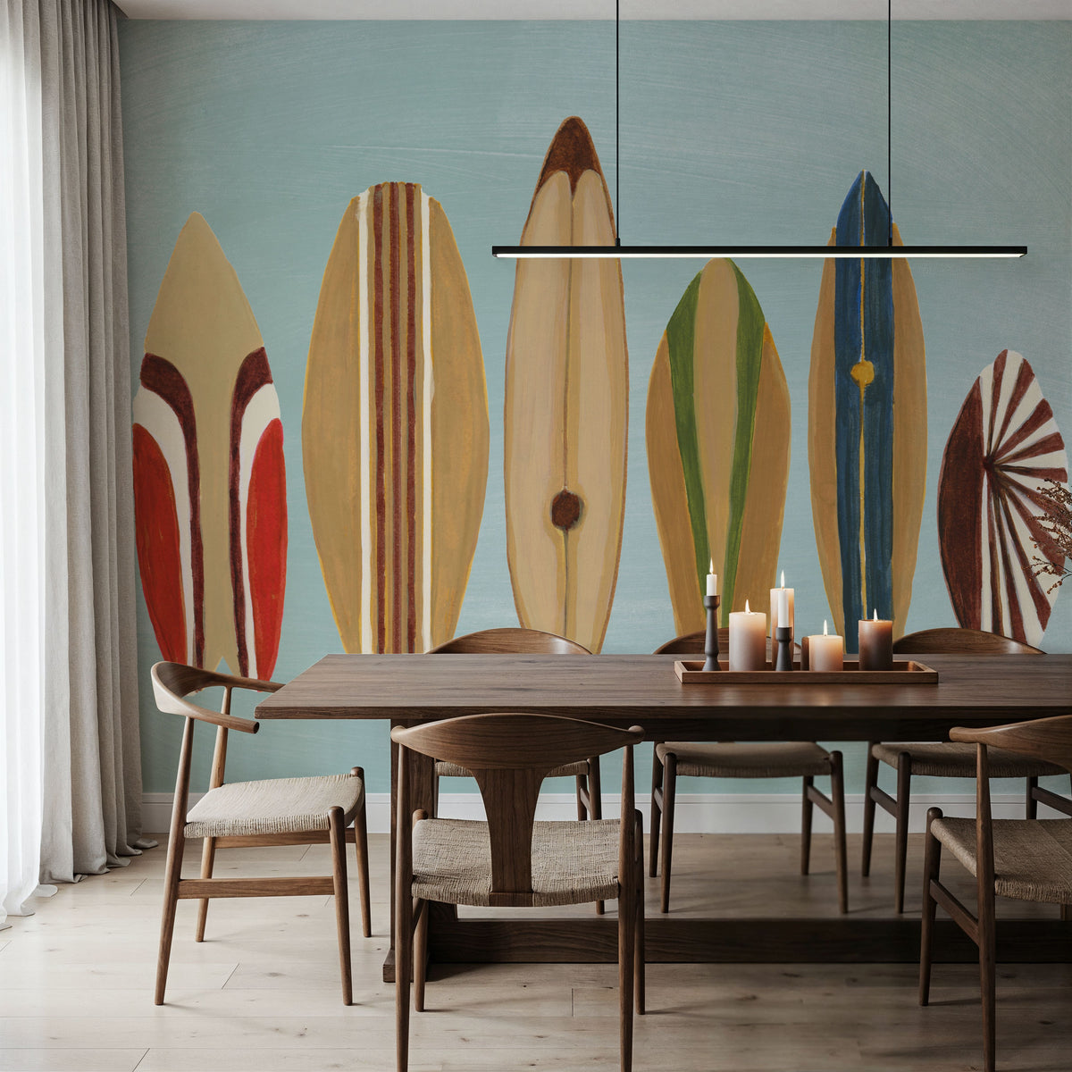 Surfs Up Mural Wallpaper - room preview 04