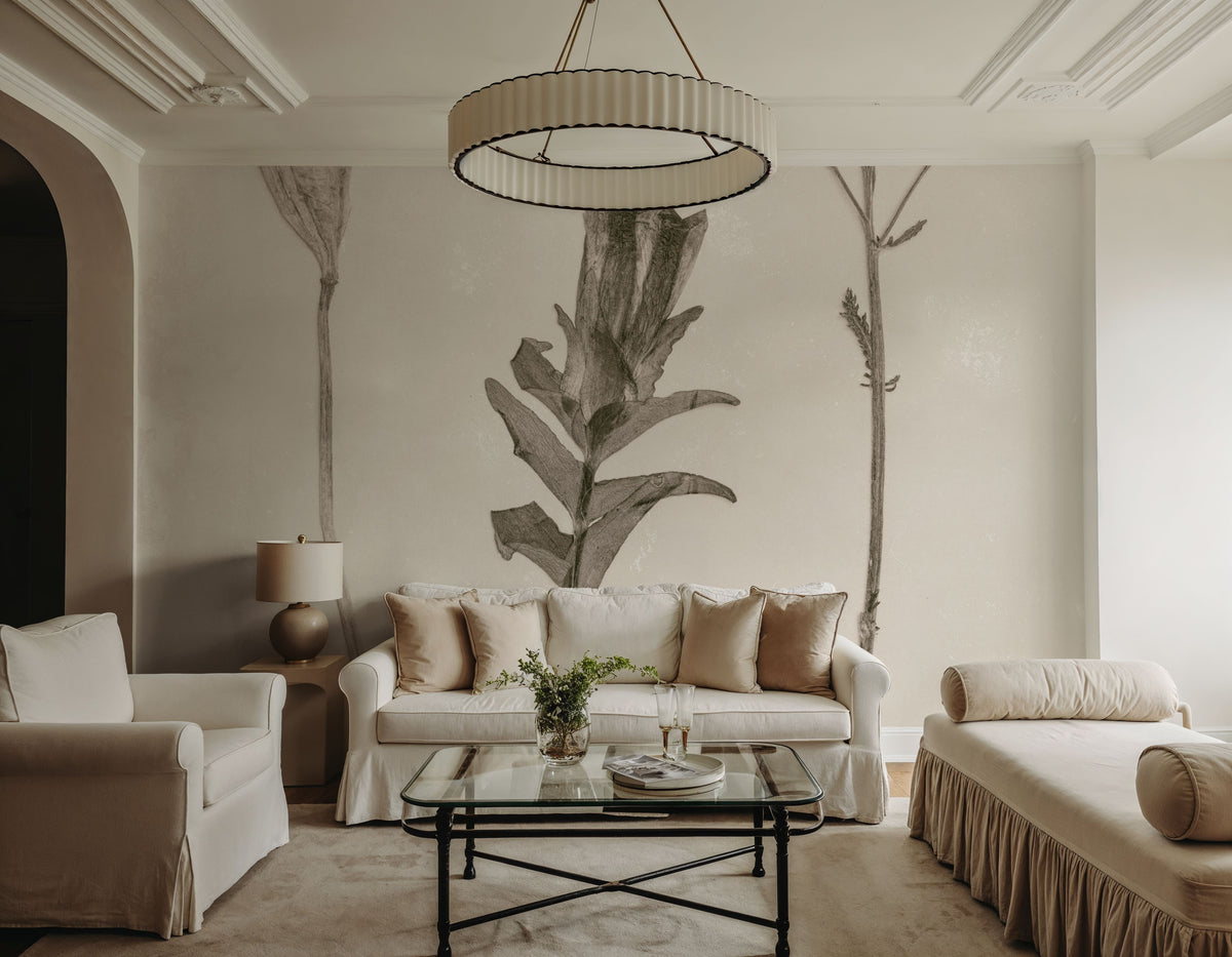 Wildflower Journal Vintage X Mural Wallpaper - room preview 04