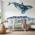 Two Whales Mural Wallpaper - room preview 04