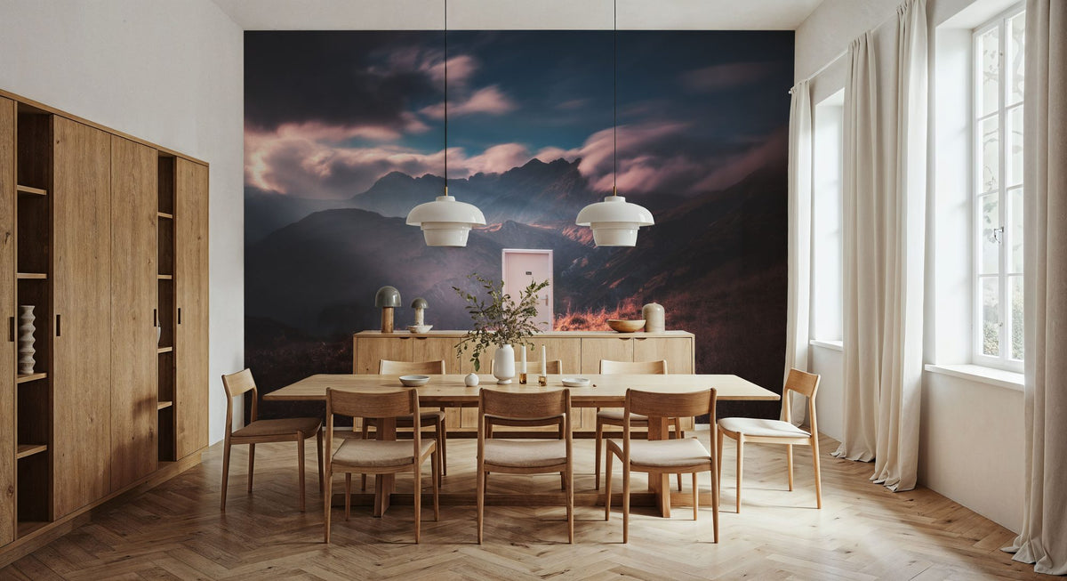 Mountain Door Mural Wallpaper - room preview 04