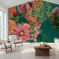 June Blooms Mural Wallpaper - room preview 04