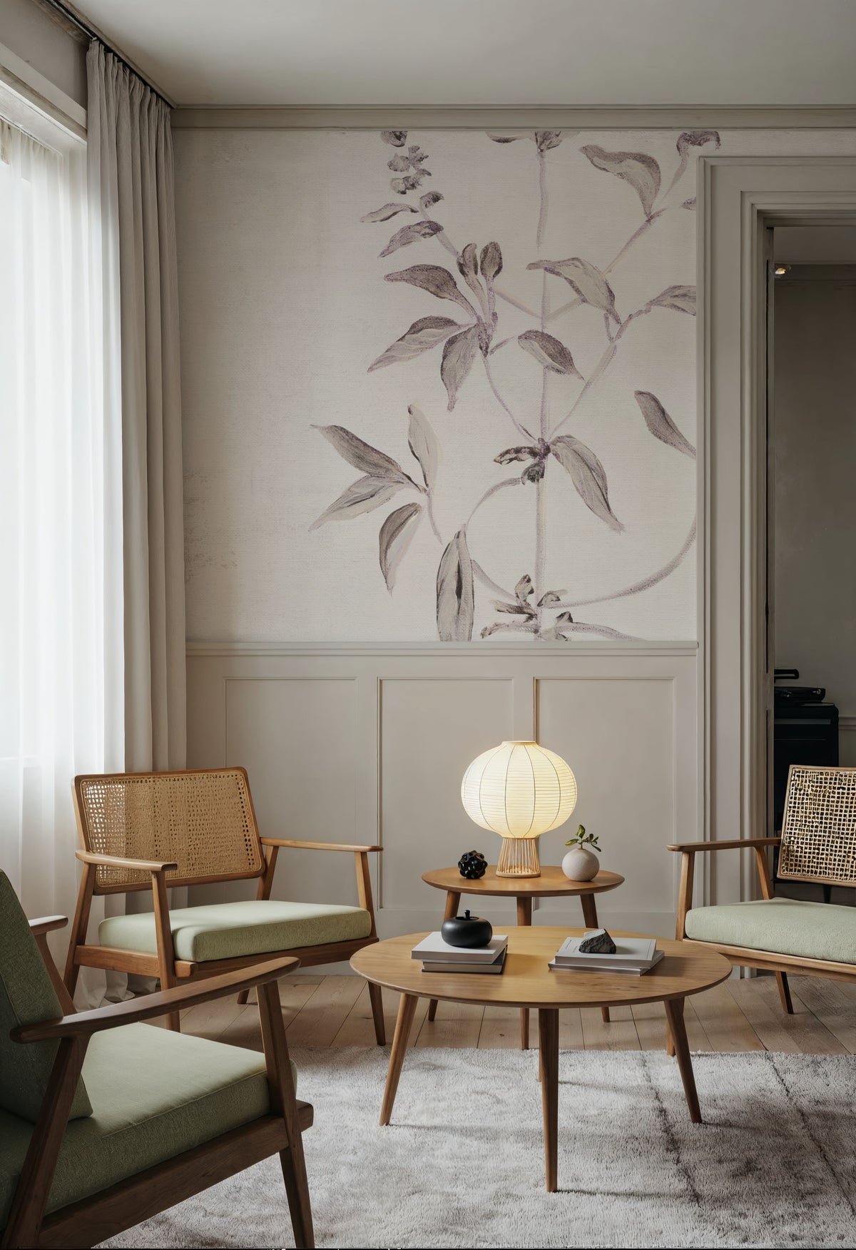 Delicate Meadow III Mural Wallpaper - room preview 04