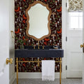 Forest Finds with Berries, Midnight Mural Wallpaper - room preview 04