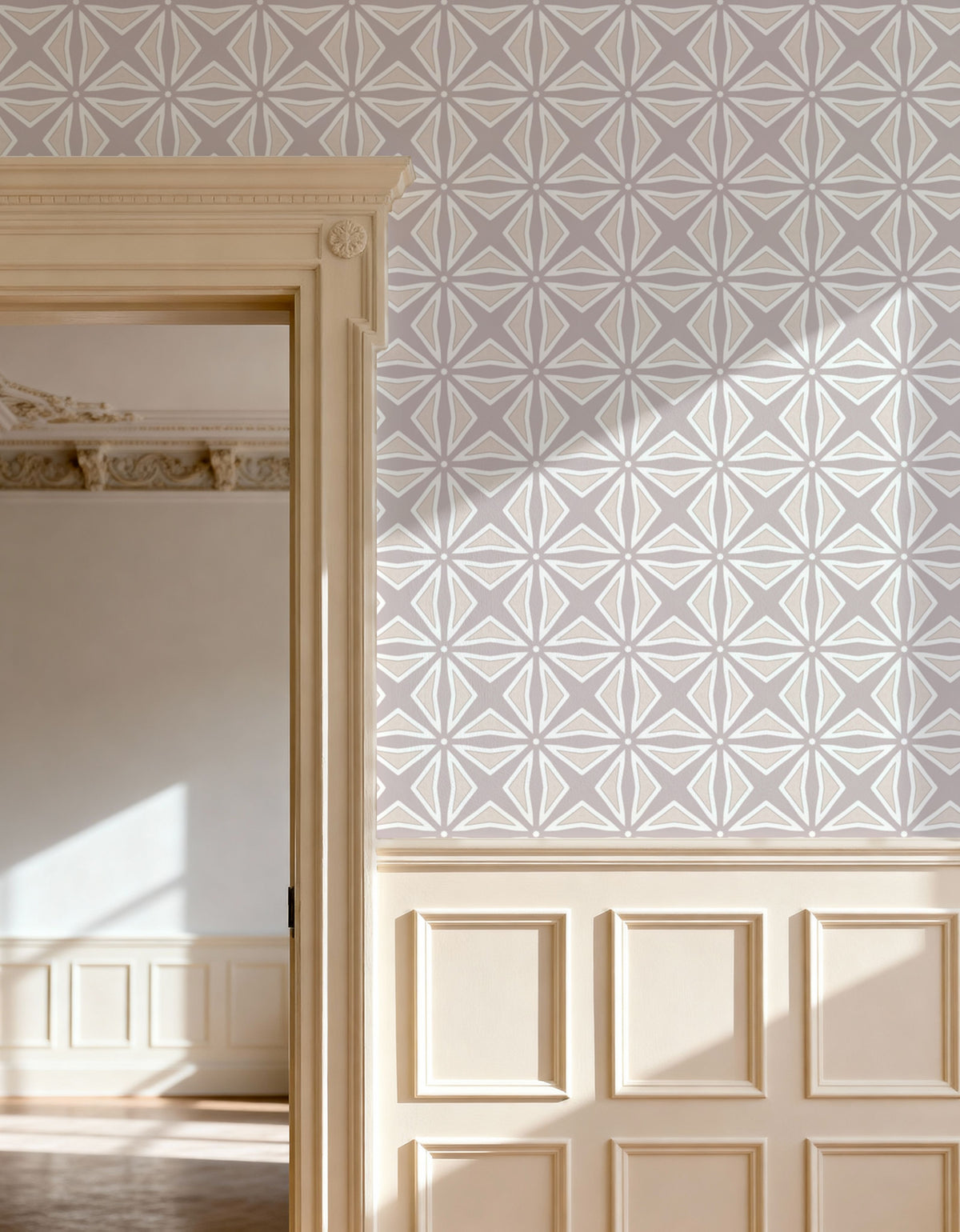 Zelij Map Mural Wallpaper - room preview 04