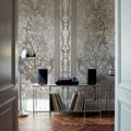 Plant Fantasy Ornament, Beige Mural Wallpaper - room preview 04