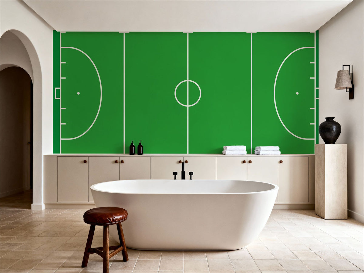 Field Hockey Mural Wallpaper - room preview 04