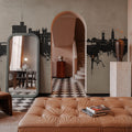 Windsor England Skyline Concrete Mural Wallpaper - room preview 04