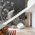 White Birds Mural Wallpaper - room preview 04