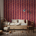 Seafood Shanty Red II Mural Wallpaper - room preview 04