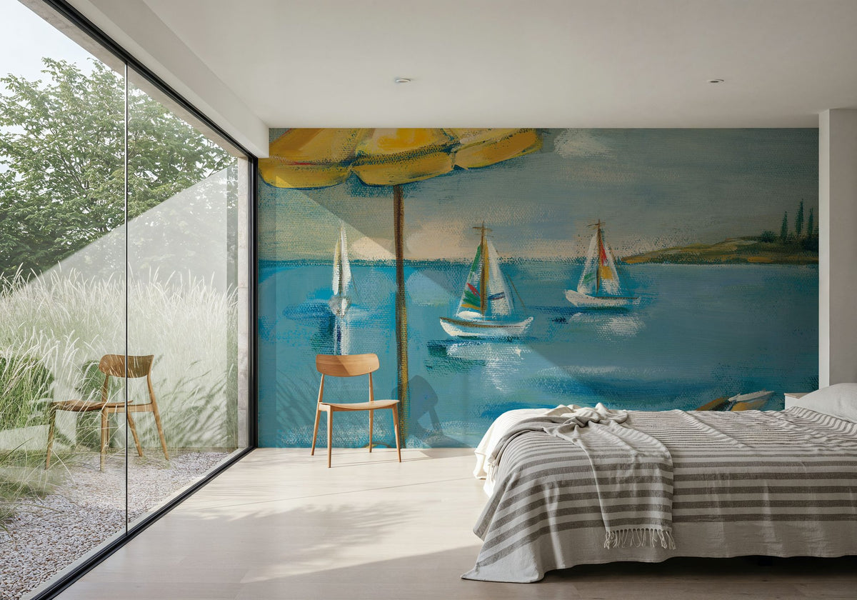 Turquoise Bay II Mural Wallpaper - room preview 04