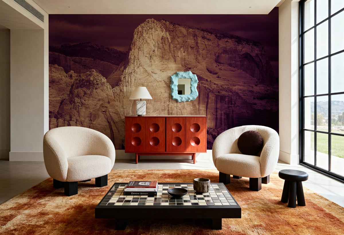 Sunset in Kolob Mural Wallpaper - room preview 04