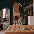 Banana Leaf Study Mural Wallpaper - room preview 04