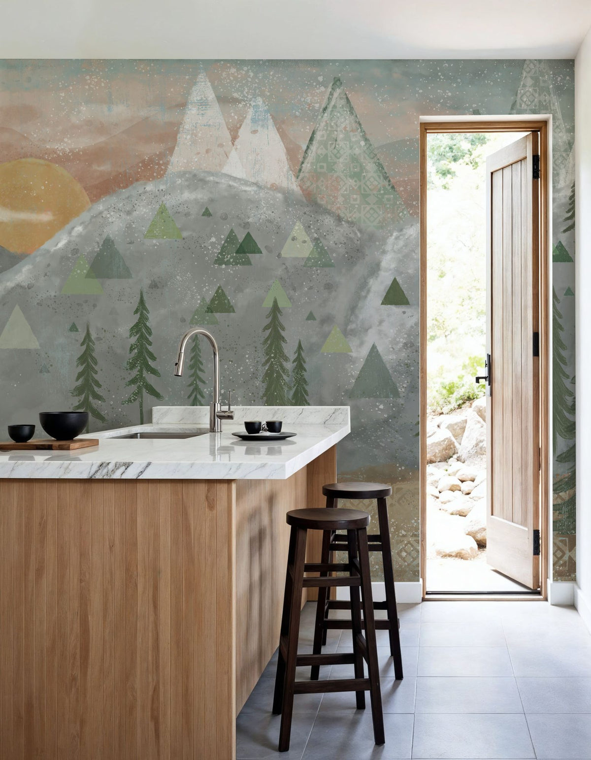 Woodland Scenes Mural Wallpaper - room preview 04
