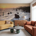 Sonoma Coast Sunset Square Mural Wallpaper - room preview 04