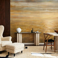 Serene Sea I Gold Mural Wallpaper - room preview 04