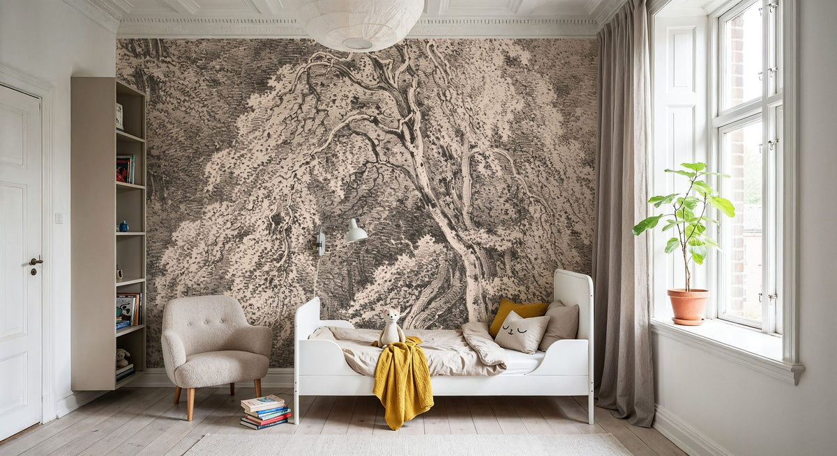 Hazel Nut Tree in Holme Park Mural Wallpaper - room preview 04