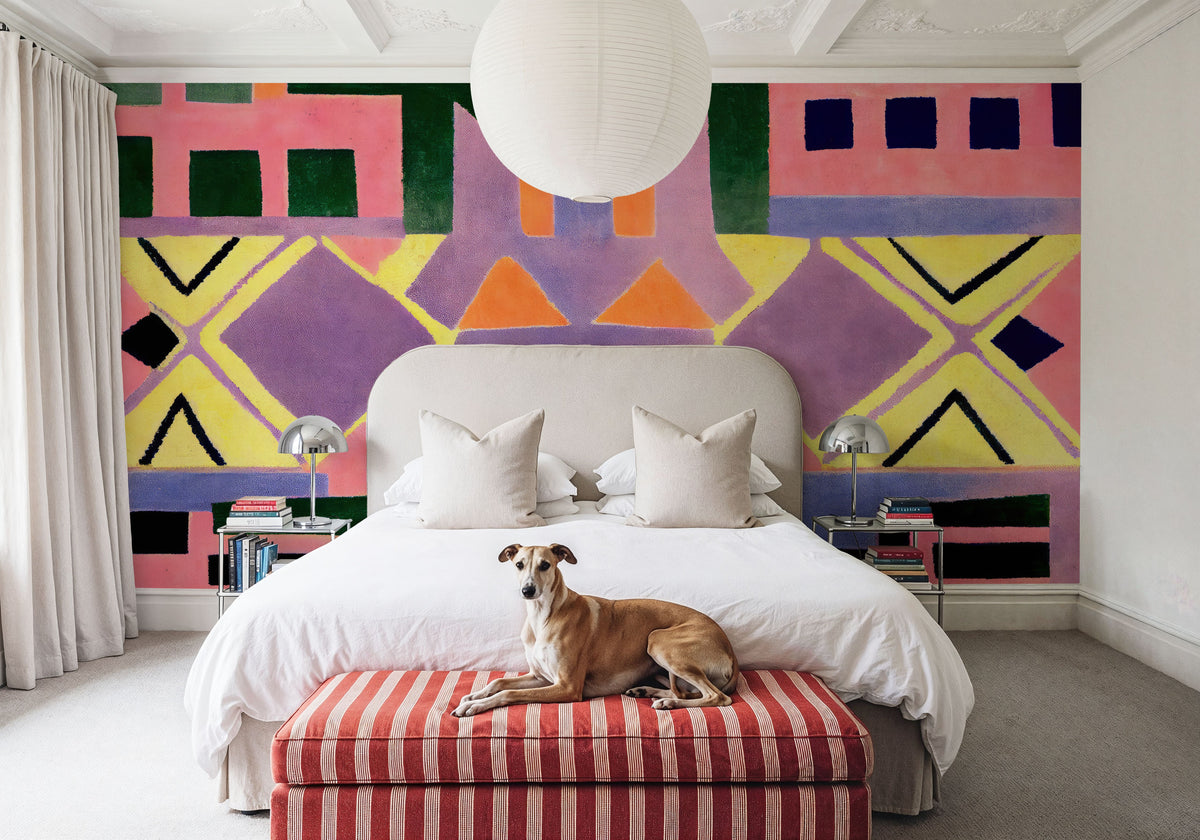 Peru Rug Pattern Mural Wallpaper - room preview 04