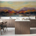 Fall Sunset Mural Wallpaper - room preview 04