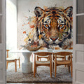 Tiger - Watercolor Predators Series Mural Wallpaper - room preview 04