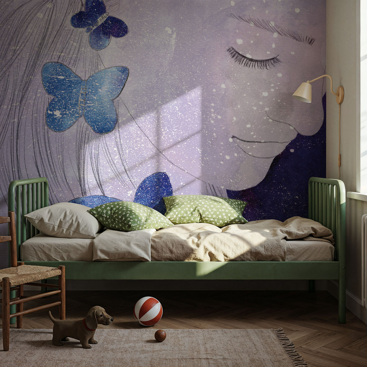 Mystical Woman II Mural Wallpaper - room preview 04