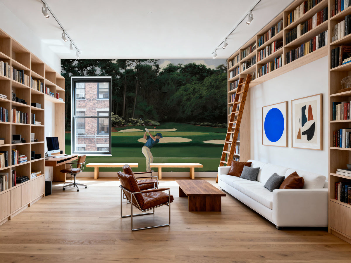 The Fairway I Mural Wallpaper - room preview 04