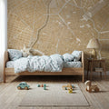 Palma De Mallorca City Ochre Mural Wallpaper - room preview 04