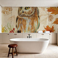 Owl Lodge II Mural Wallpaper - room preview 04