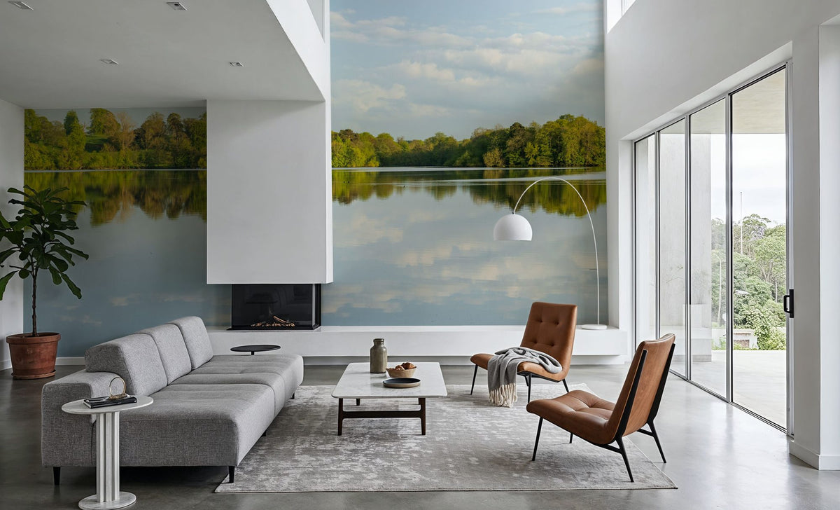 Mirror Lake Mural Wallpaper - room preview 04