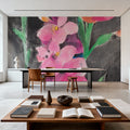 Midnight Blooms II Mural Wallpaper - room preview 04