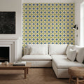 Starcircle Green Mural Wallpaper - room preview 04