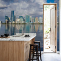 Miami Skyline Mural Wallpaper - room preview 04