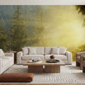 Foggy Sunrise Mural Wallpaper - room preview 04