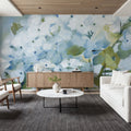 Spring Cottage Hydrangeas Mural Wallpaper - room preview 04